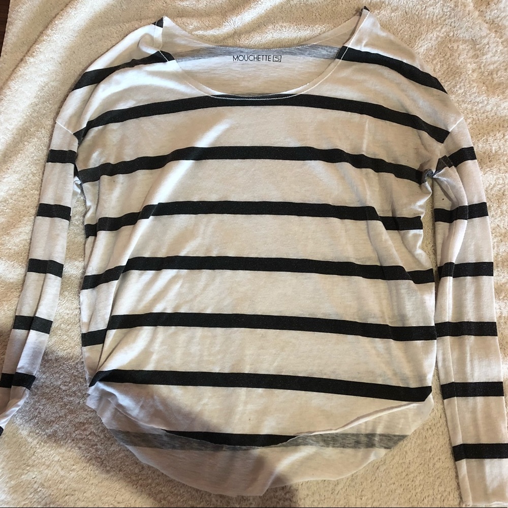 Black & white striped long sleeve